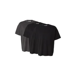 JACK & JONES Majica JJEBARRON temno siva / črna