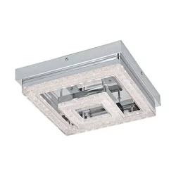 Eglo Fradelo zidna/plafonjera/1, led, 12w, hrom/kristal