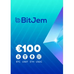 BitJem Crypto Gift Card 100 EUR Key GLOBAL