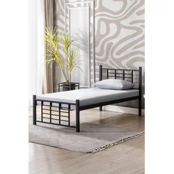Woody Fashion Single Bedstead K01 - Black (90 x 190)