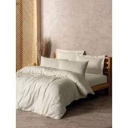 L`ESSENTIEL MAISON Ranforce posteljina (135x200) Plaid Cream