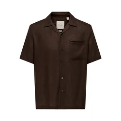 Only & Sons Srajca ONSLaurence  temno rjava