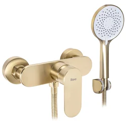 Mešalnik za prho REA DROP Brush Gold