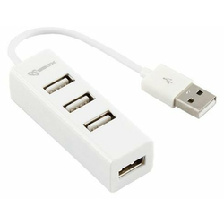 S BOX H 204 USB 4 Portni HUB, W