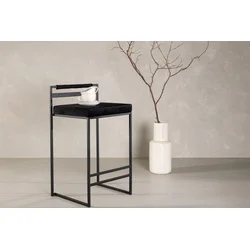 Venture Design Barski stol Opelika 41x45x80 cm črn