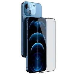 Zastitno Staklo Tempered glass Nillkin 2u1 HD za iPhone 14 6.1 crna
