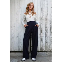 Trend Alacati Stili Ženske pantalone Alc-X14535, Tamnoplave