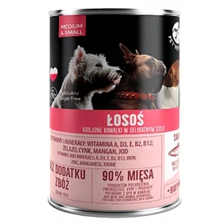 PTR Mokra hrana za pse, losos, 400g