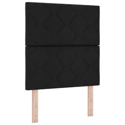 Vidaxl Vzglavje Črna 80 cm blago