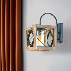 Opviq Zikzak Camli Aplik Zidna lampa, Šarena