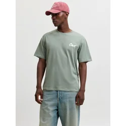 JACK & JONES Majica JORURBAN žad / bela