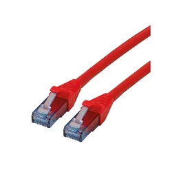 Secomp Roline S/FTP (PiMF) PatchCord Cat6A/CompLv, LSOH, crvena, 1.0m