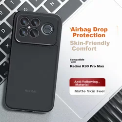 Langling Maska za mobilni telefonRedmi K90, Crna