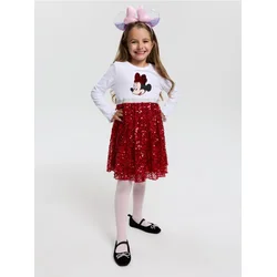 Sinsay - Haljina sa suknjom od šljokica i printom Minnie Mouse - šareno