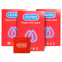 Durex Feel Intimate kondomi, 3 x 18 kom