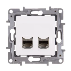 LEGRAND NILOE Dvojna računalniška vtičnica RJ45 kat. 6 STP bela 664776