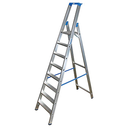 Krause Stabilo stepenaste merdevine plave 8 gazišta 124555