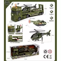 Set za igru - vojni kamion+helikopter ( 998951 )