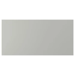 HAVSTORP Front fioke, svetlosiva, 80x40 cm