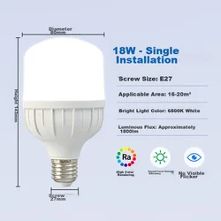 Chnt LED sijalica, E27, 18W