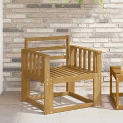 Set vanjskih sofa Čvrsto drvo akacije Bijela