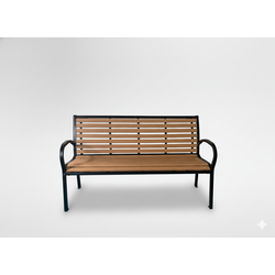 Garden Line VRTNA KLUPA 125 x 60 x 80 CM RJAVA *0865