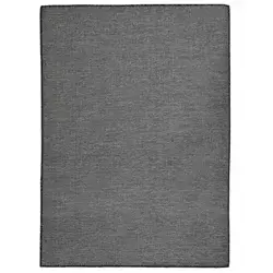 Vanjski tepih ravnog tkanja 200 x 280 cm sivi