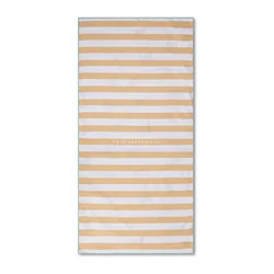 Swim Essentials Peškir za plažu za decu, 135x65cm, Narandžasto-beli
