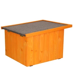Springos CH001 TK Mačja hišica teak