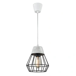 ESTO Visilica WIRE 1x40W E27 fi210 H1200 Metal-Beton