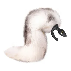 Sevanda Weasel Estim & Vibration Tail Plug White