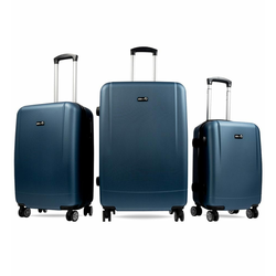 AGA Travel set potovalnih kovčkov MR4656, temno moder