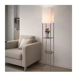 Brilagi - Stojeća lampa sa policama GRADUS 1xE27/40W/230V 150 cm siva/bež