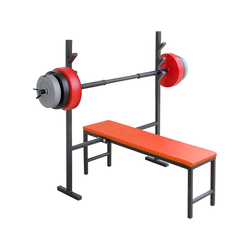 Benc klupa i tegovi - Benc klupa «LEON» i tegovi 37kg + šipka - proizvodac Iron Sport