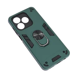 Maska za Honor X5c Plus tamno Hard Ring, Zelena