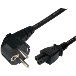 Mimosa EU power cord, black (60 cm, 2 ft), for PoE Injector 24V (502-00025) and PoE Injector 50V (100-00080) ( POWERCORD-C5-3PIN-EU )