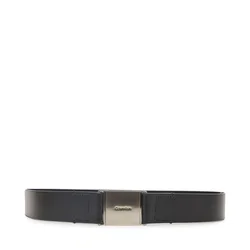 Ženski pas Calvin Klein Logo Plaque Elasticated Belt 3.0 K60K612931 Črna