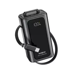 Moxom Power Bank prenosiva baterija MX-PB166 Hurricane, PD 20W + QC 22.5W, 10000mAh, Crni
