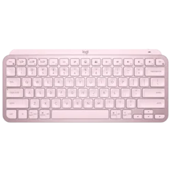 Logitech MX Keys Mini Illuminated Bežična tastatura, Pozadinsko osvetljenje, Roze