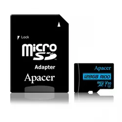 APACER - UHS-I MicroSDHC 128GB V30 + Adapter AP128GMCSX10U7-R