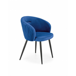 eoshop Oblazinjen jedilni stol K430, temno modra
