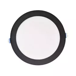 LED ugradno svetlo RIGEL LED/14W/230V 4000 K, prečnik 22 cm, crno