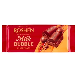 shumee Roshen mehurčkasta mlečna čokolada 80 g