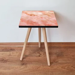 Hanah Home Klub sto Shp218, 35x42x35 cm, Ružičasti