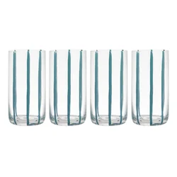 Kozarci v kompletu 4 ks 450 ml Stripe – Ladelle