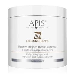 EXCLUSIVE TERAPIS - Maska od Algi za Posvetljivanje Kože sa Biserom, Zlatnim Algama i Kavijarom - 200 g | APIS COSMETICS | Kozmo