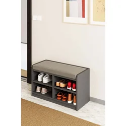 Hanah Home stalak za obuću Harran, 35 cm, antracit