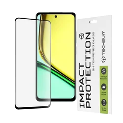 Techsuit – 111D Full Cover / Full Glue Glass za Realme C67 4G – crno