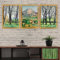 Wallity Set uramljenih slika 3AC_UN383108 , 3 dijela