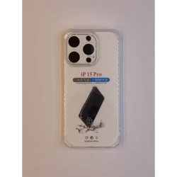 Maska za iPhone 15 Pro transparent sa ojačanim ivicama